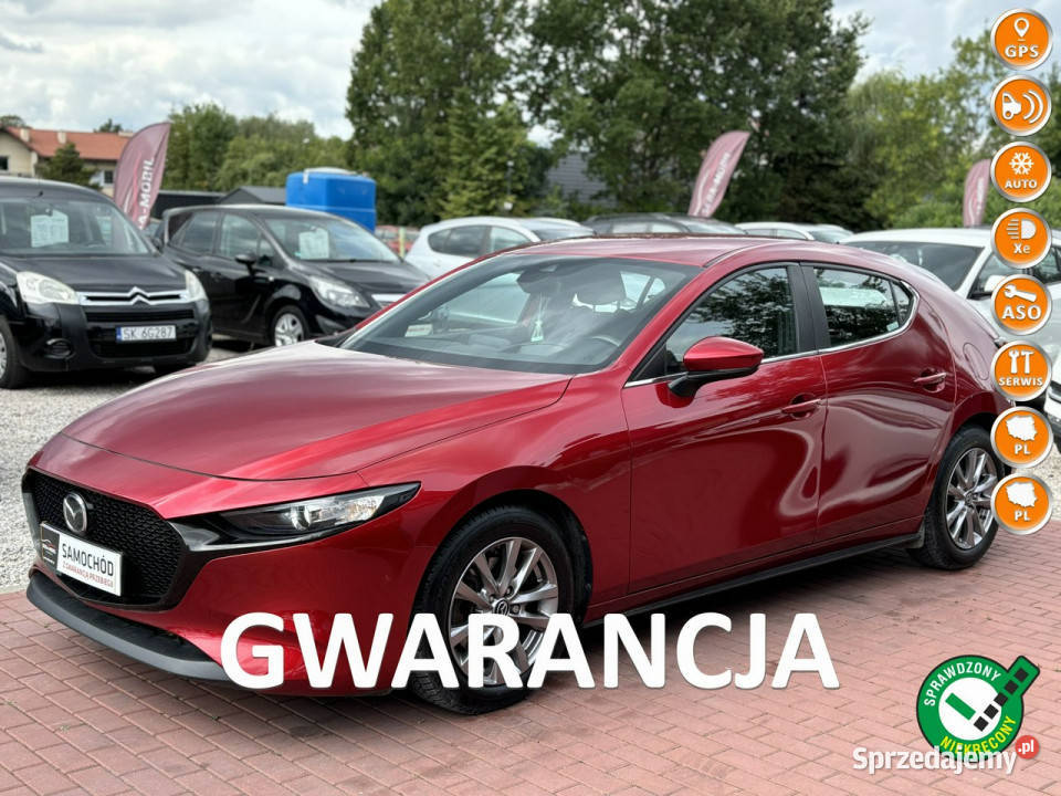 Mazda 3 Salon Polska Gwarancja Head Up Niski czujnik zmierzchu Samochody osobowe Sade Budy sprzedam