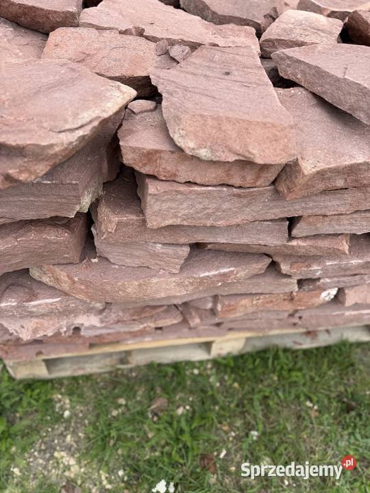 Piaskowiec czerwony murek grilla ścieżkę w Szydłowiec sprzedam