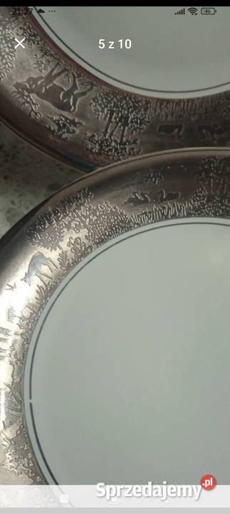 Talerze Wawel motyw myśliwski