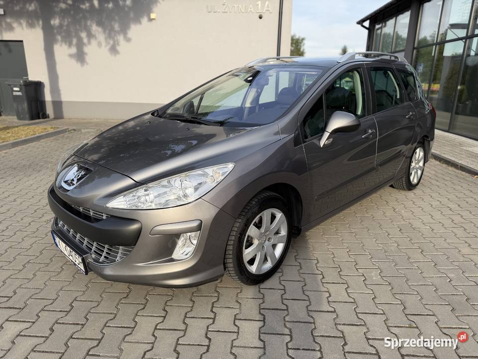 Śliczny Peugeot 308 SW 16 HDI Panoramiczny Dach Rok produkcji 2009 łódzkie Radomsko