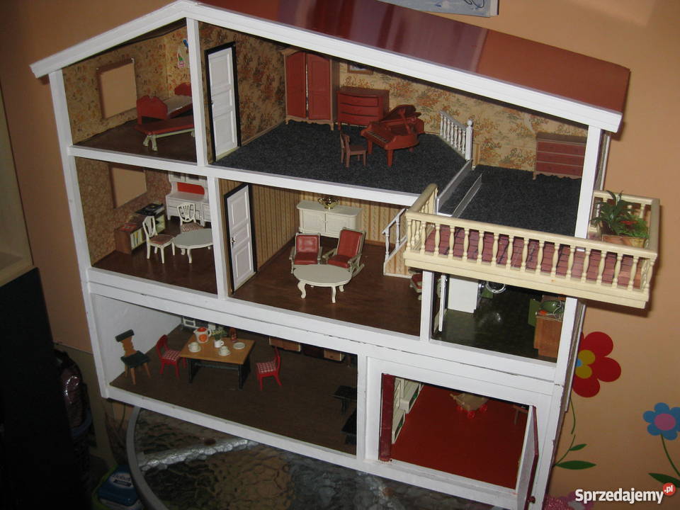 Drewniany domek lalek lata 7080 Pozostałe Legnica