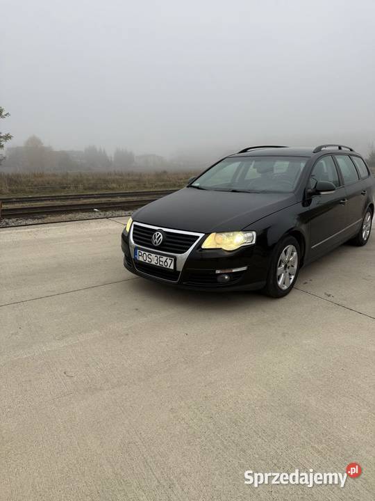 Passat b6 20tdi 140 czarny ładny stan Leszno