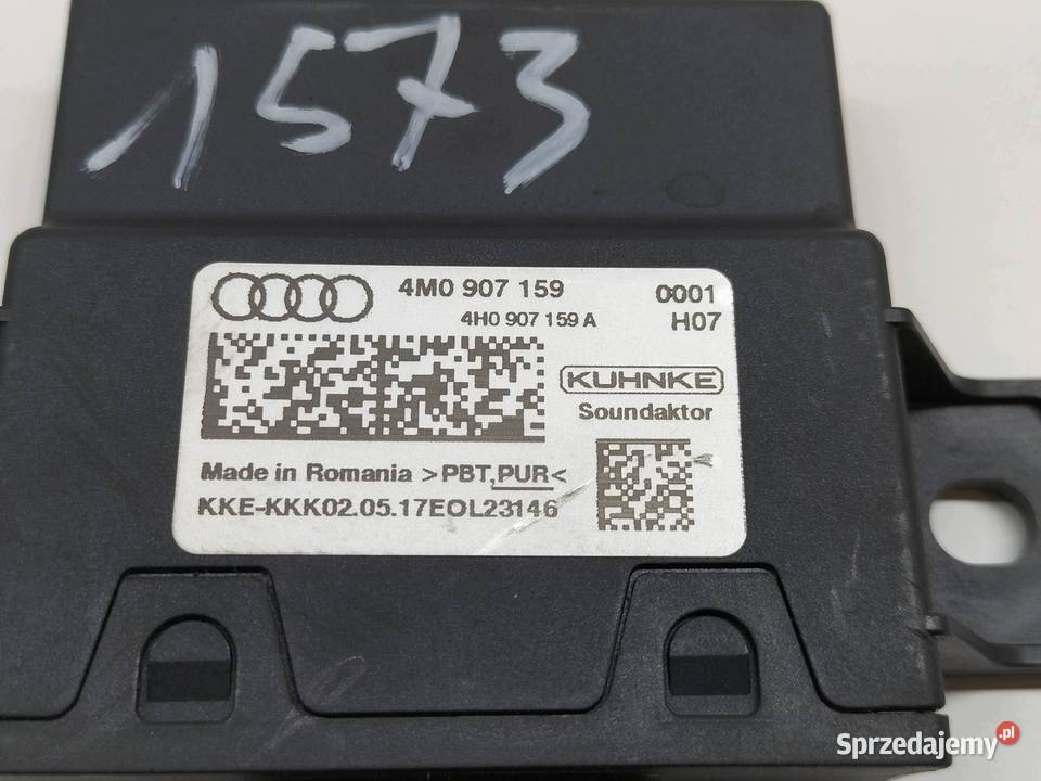 MODUŁ STEROWANIA DŹWIĘKIEM SILNIKA 4M0907159