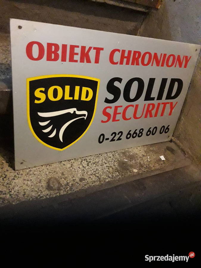TABLICA OSTRZEGAWCZA DO POWIESZENIA Warszawa sprzedam