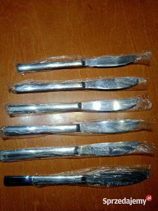 Noże stołowe SSW 6 niecałe 22 nowe Kraków sprzedam