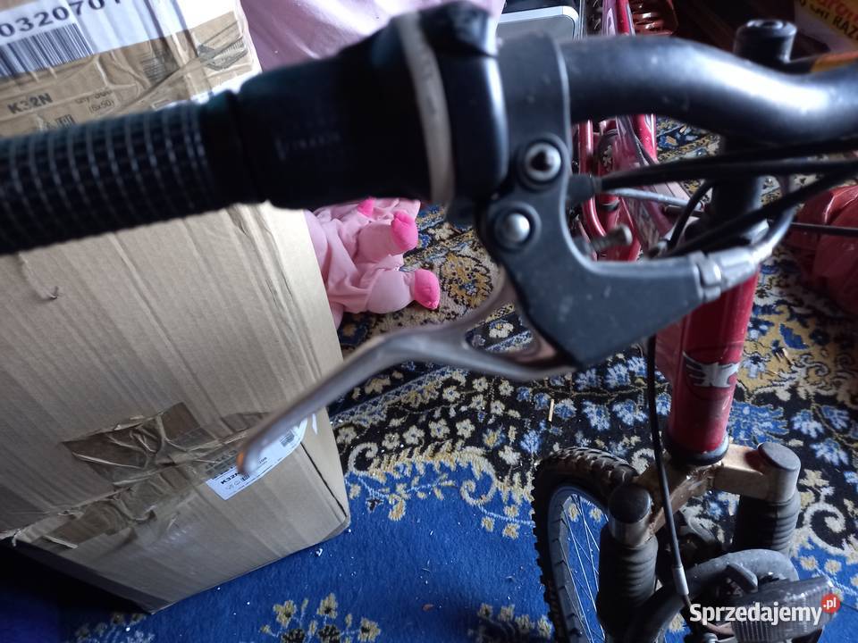 rower gorski czerwony Wysoka Strzyżowska