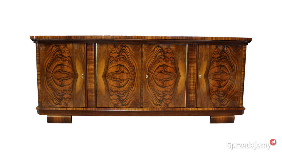 Perfekcyjny bufet Art Deco z czarnym blatem Bydgoszcz