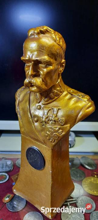 FIGURKA Popiersie Józef Piłsudski 1 Warszawa