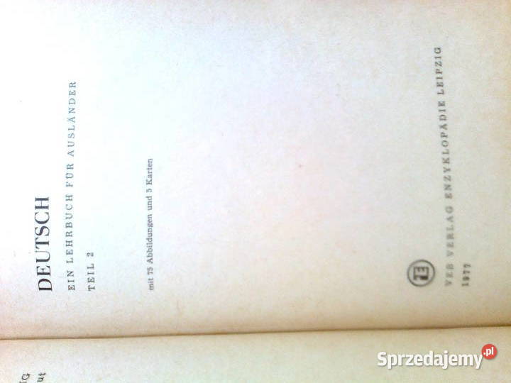 DEUTSCH ein Lehrbuch fur Auslnder Teil 2 twarda Warszawa