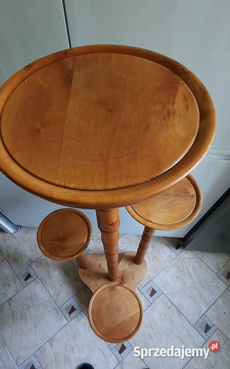 Kwietnik stojący 5 poziomów drewno