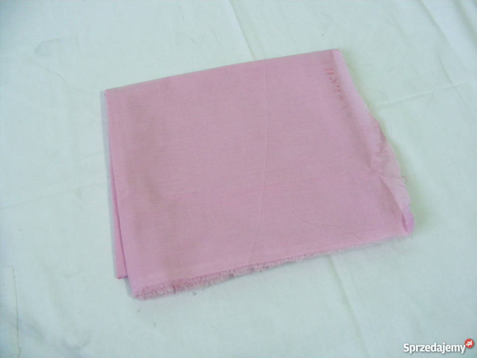 Materiał różowy pościelowy 92 cm x 96 cm