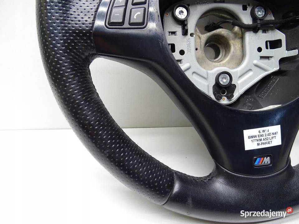 KIEROWNICA SKÓRA MULTI MULTIFUNKCJA BMW E90 LCI