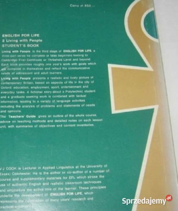 angielski książka english for life cook 3