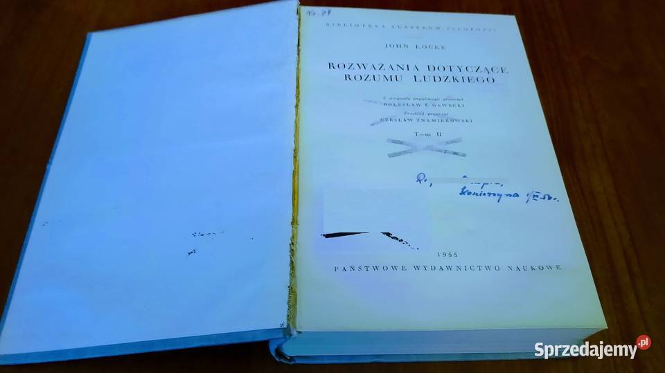 Rozważania dotyczące rozumu ludzkiego T 2 John Książki naukowe i popularnonaukowe Gdańsk