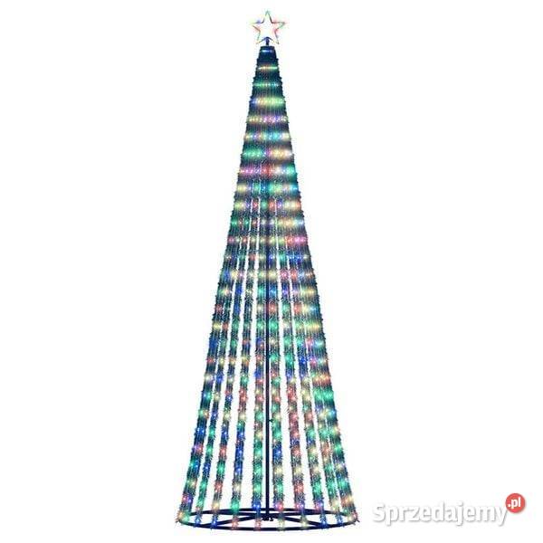 vidaXL Choinka LED 475 LED Kolorowa 247