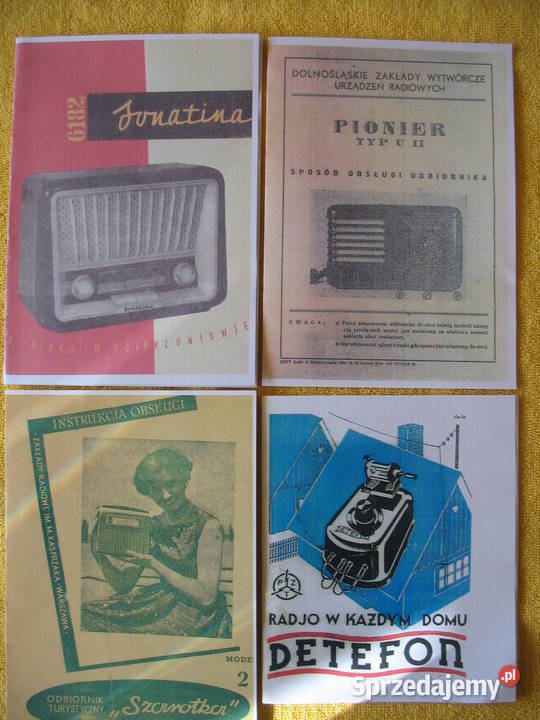 Instrukcje obsługi radioodbirników Pozostałe