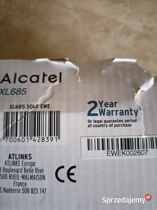 Telefon ALCATEL XL685 Czarny Tarnobrzeg