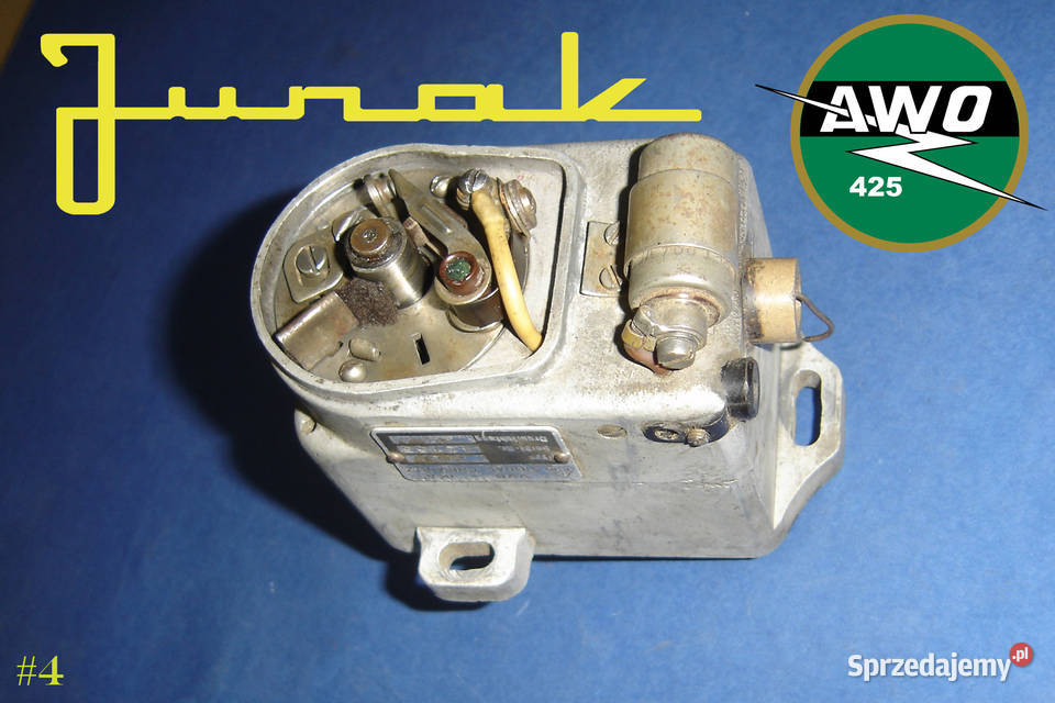 JUNAK M 07 10 AWO iskrownik ZS 3 oryginał rzadki Układ elektryczny, zapłon Wrocław