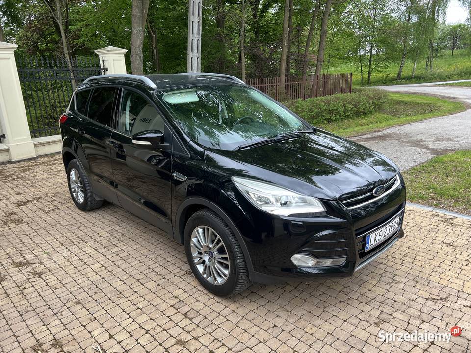 Ford Kuga Mk2 Suv 20TDCi 140 Czarny Skóry Nowa Słupia sprzedam