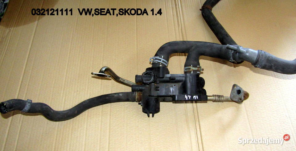 OBUDOWA TERMOSTATU VW POLO 9N 14 12V 032121111 osobowe sprzedam