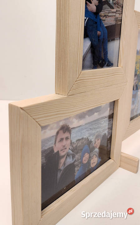 Ramka Na Zdjęcia 10x15 DREWNO Napis DEDYKACJA Ramki i ramy Toruń
