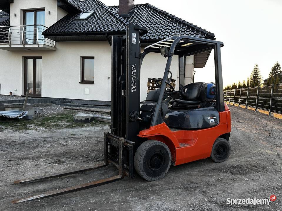 Wózek widłowy Toyota 427fhf15 FV23 Posądza