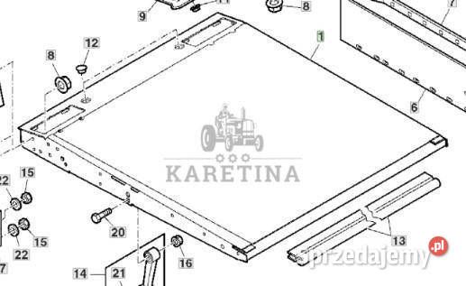 John Deere 9780CTS 9780HM 9780 CTS Rama Pozostałe Jastrzębniki sprzedam