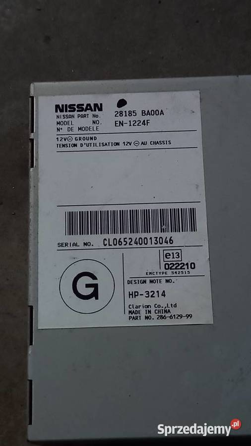 Moduł anteny Nissan Primera P12 Warszawa