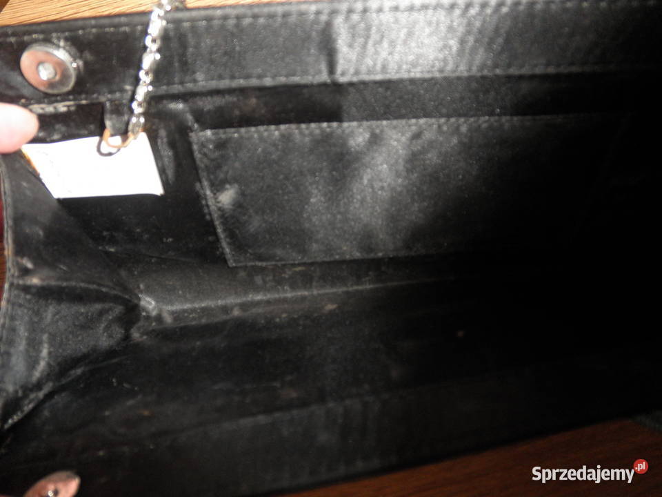 Czarna kopertówka Torby i torebki