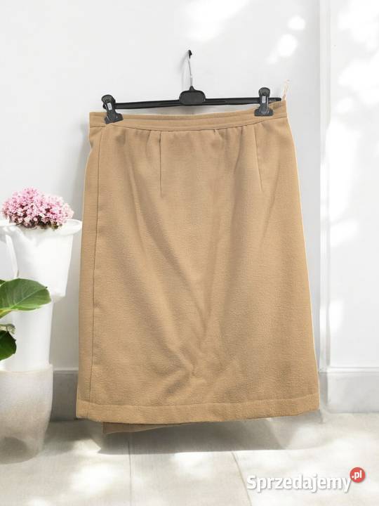 Ręcznie szyta ciepła gruba spódnica brązowy/beżowy Bytom