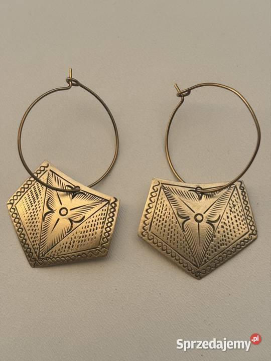 Kolczyki mosiądz Kolczyki Bydgoszcz sprzedam