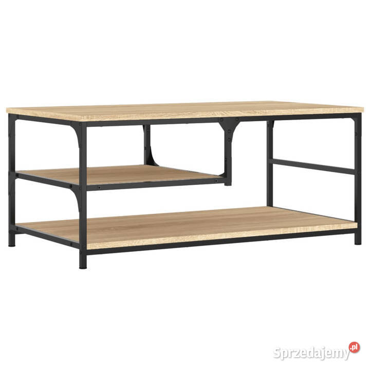 Stolik kawowy dąb sonoma 90x49x40 materiał Warszawa