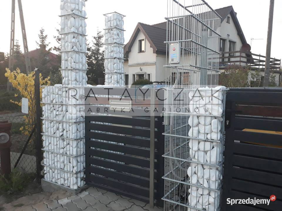 Gabion gabiony Ogrodzenie 100m Frontowe Kosze z Gniewkowo