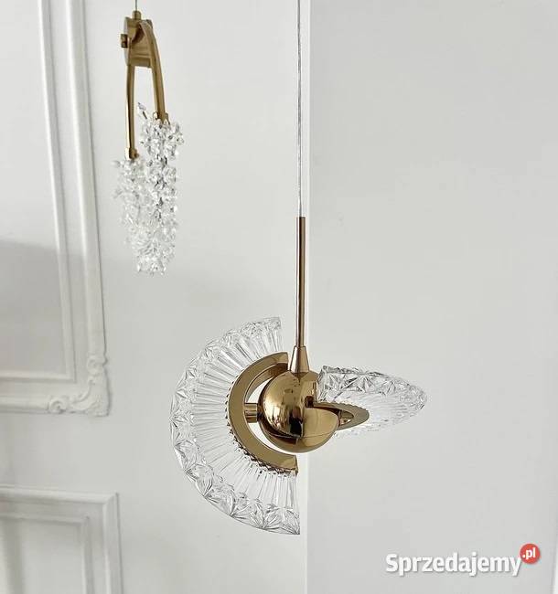 Żyrandol nowoczesny lampa wisząca glamour złota Warszawa