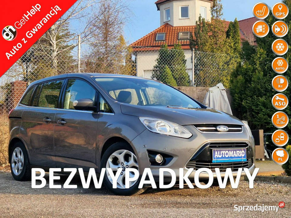 Ford Grand C 10125TitaniumGwarancjaKameraNavi centralny zamek Grand C-MAX Kętrzyn