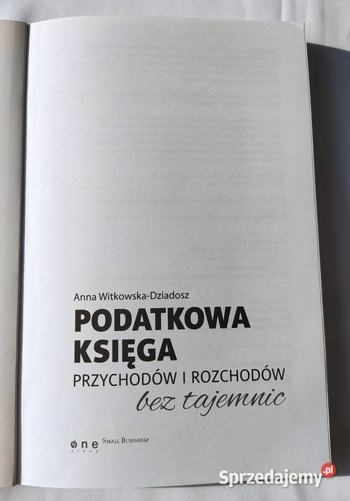 PODATKOWA KSIĘGA przychodów i rozchodów bez Rok wydania 2013 Hajnówka