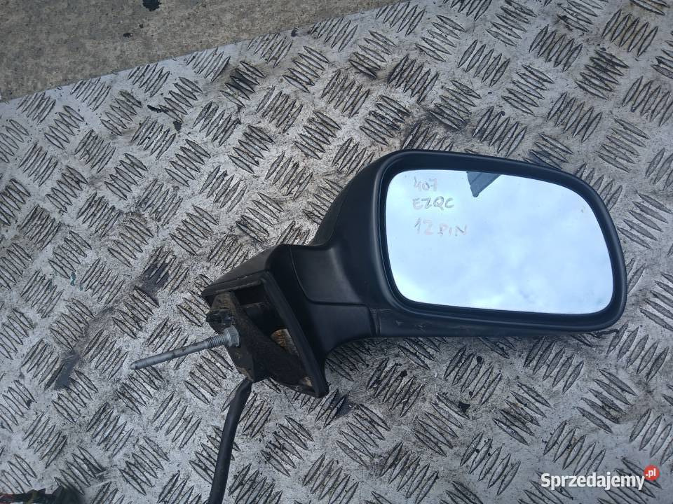 Lusterko prawe Peugeot 407 lak EZQC 12pin