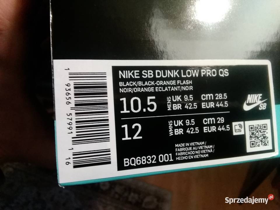 r 445 i 46 Nike SB Dunk Low Raygun TieDye Poznań