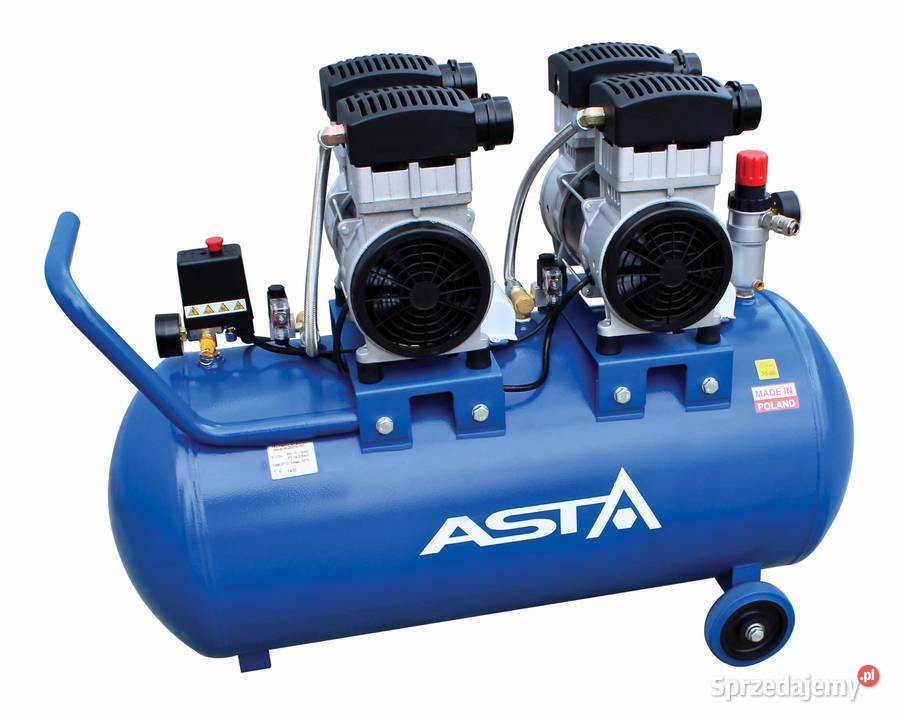 AACOM100L KOMPRESOR BEZOLEJOWY 100L 3000W Warka