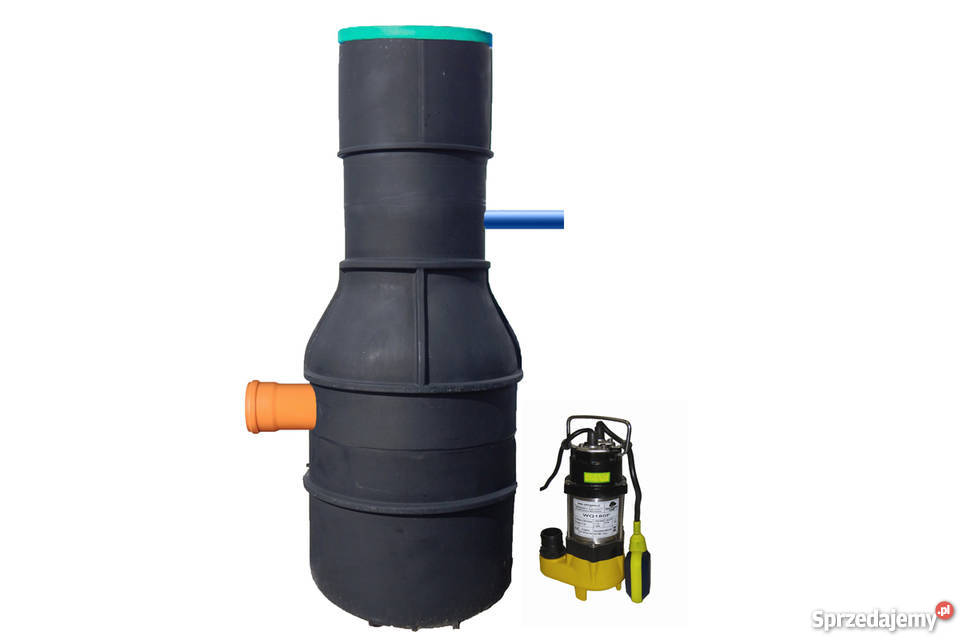 PRZYDOMOWA PRZEPOMPOWNIA ŚCIEKÓW POMPĄ 150Lmin Hydraulika i armatura