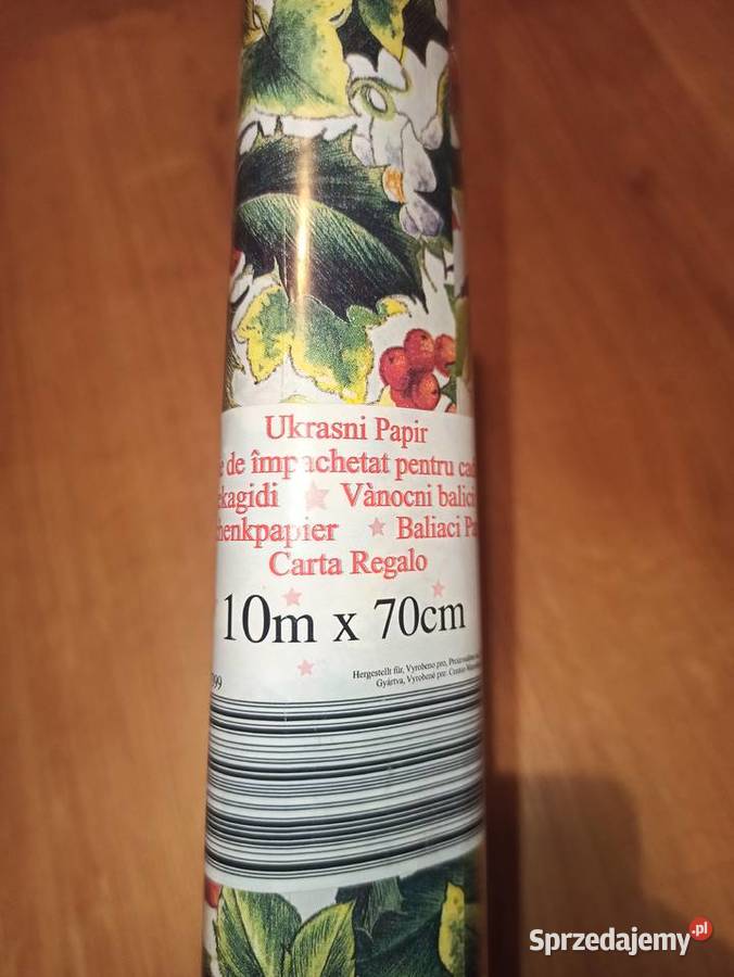 Ozdobny Papier Do Pakowania Rolka 10m x70
