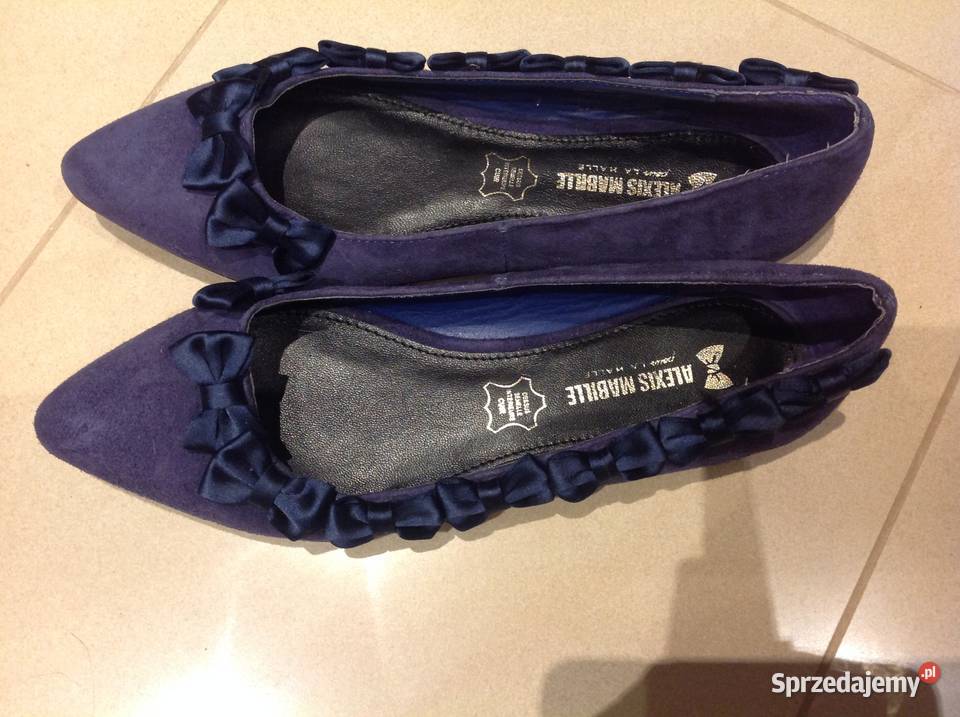 Baleriny skórzane ALEXIS MABILLE r 36 skóra Moda i Styl lubuskie Nowa Sól sprzedam