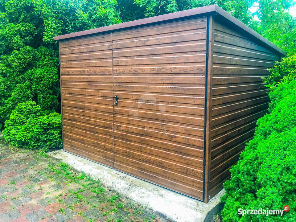 Garaż Blaszany 3x5m Brama Dwuskrzydłowa Jasny 15m2 Piła sprzedam