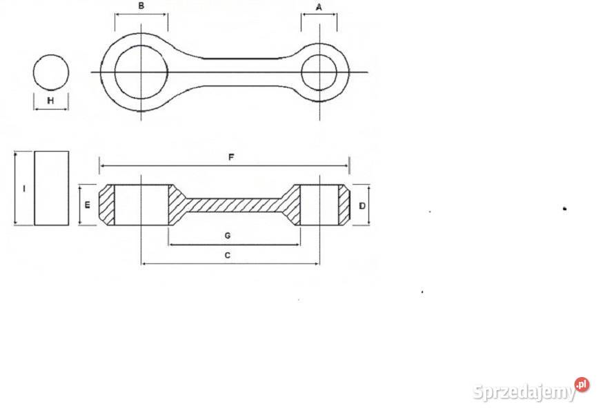 Korbowód conrods Honda XR 650 94r MT1830