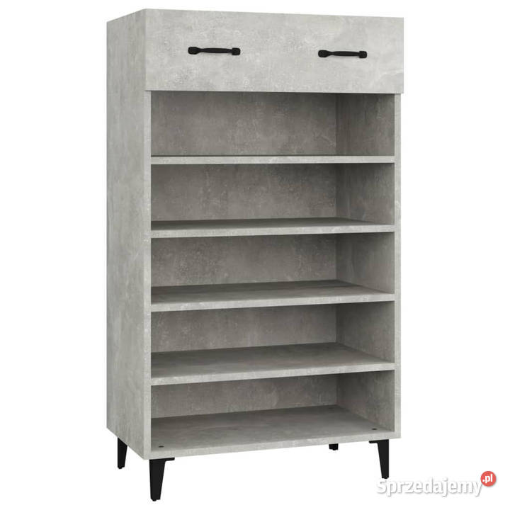 Szafka na buty szarość betonu 60x35x105 WM812793 Warszawa