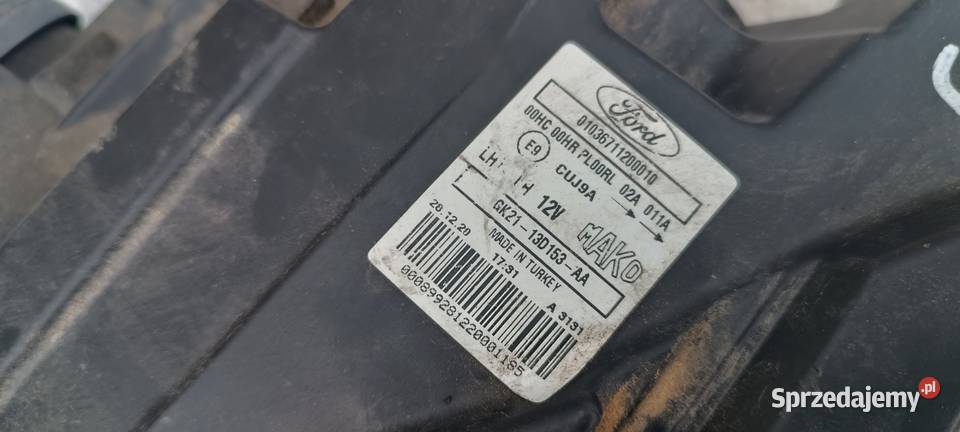 Lampa Lewy Przód Ford Transit Custom dostawcze sprzedam