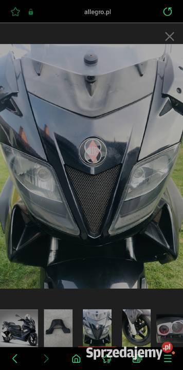 Gilera nexus 125 lampa licznik owiewka bok felga Nowy Tomyśl