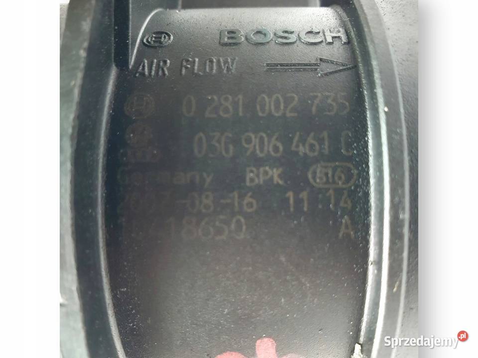 PRZEPŁYWOMIERZ Passat B6 Golf V 20 TDI Chełm