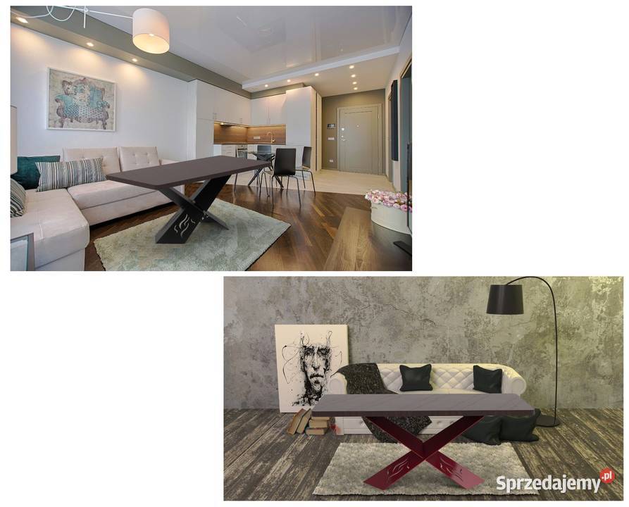 Noga do stołu blatu nowoczesna solidna 49cm Jeżowe