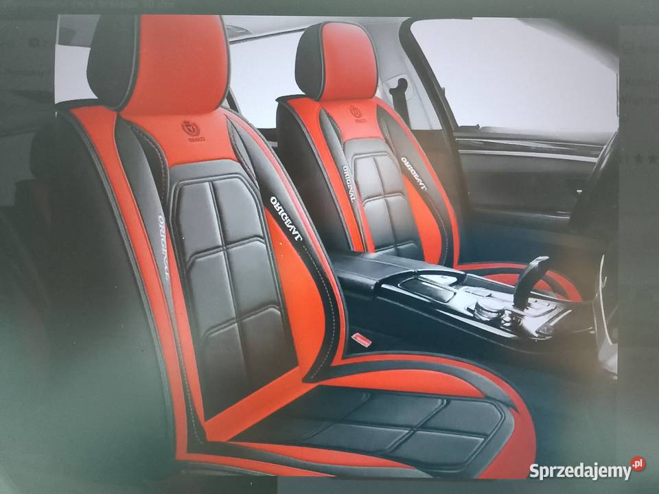 Piękne nowe pokrowce Premium skóra PU 2 fotele Pokrowce samochodowe